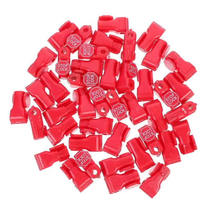 100pcs Anti Theft Peg Lock Shop Security Display Hook Plastic Stop Locks | Канцтовары для офиса и дома