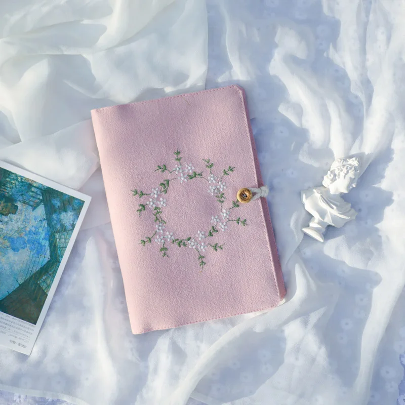 Daily Plan B A5 A6 Kawaii, милая тканевая записная книжка в горошек, школьные офисные канцелярские принадлежности, пустая линия, сетка в горошек, планировщик, 6 отверстий, спиральное кольцо, связующее - Цвет: Daily Plan B