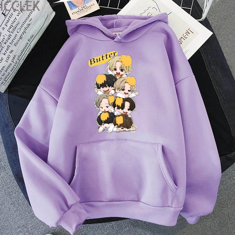 

BUTTER Print Hoodies Men Fashion Autumn Tracksuit Women Sweatshirt Hoodie Kid Hip Hop Boys Clothing Girl Punk Coat