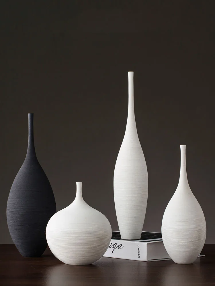 Nordic Керамика ваза аксессуары для дома гостиной настольный - Цена: 2064.62