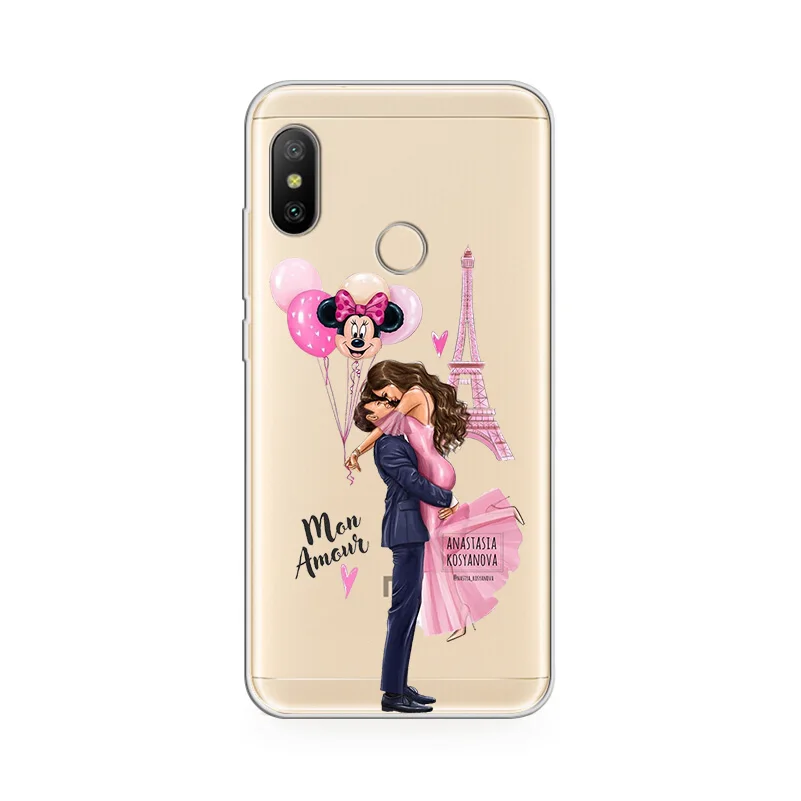 Patterned 8 Чехлы ciciber для телефонов Redmi Note 7 8 6 5 4 A 3 X Pro, мягкий чехол из ТПУ для Xiaomi Redmi 6 5 4 3 A X S Plus Pro S2 Super Mom Girls - Цвет: Patterned 8