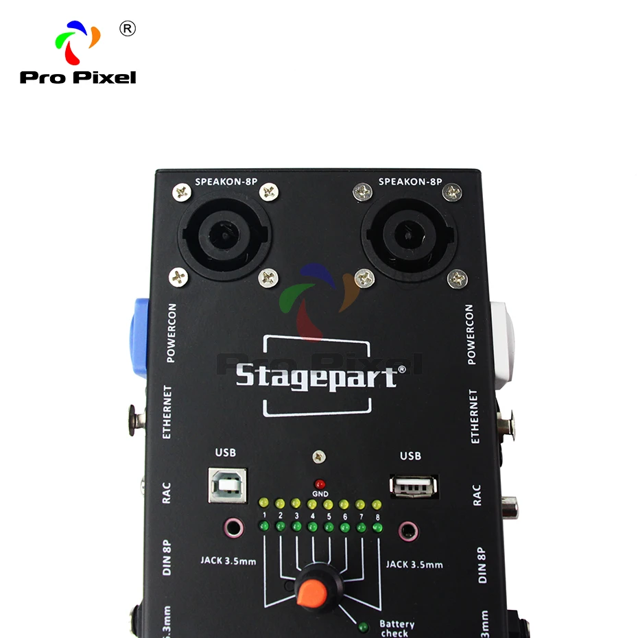 Кабельный тестер для 3pin 5pin XLR, 4& 8-pole speakon, RJ45, USB