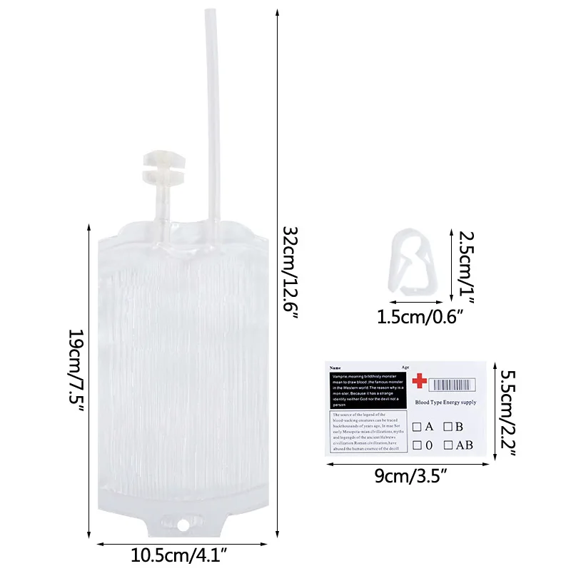 3 шт. прозрачный пластиковый пакет для напитков | Дом и сад