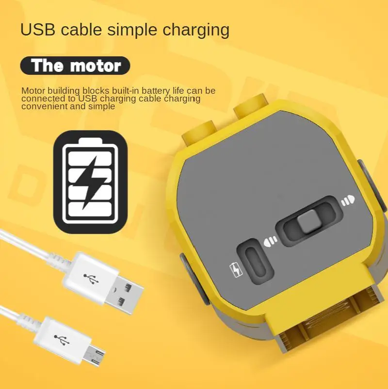 Новый двигатель совместимый с строительными блоками большого размера шестерни s