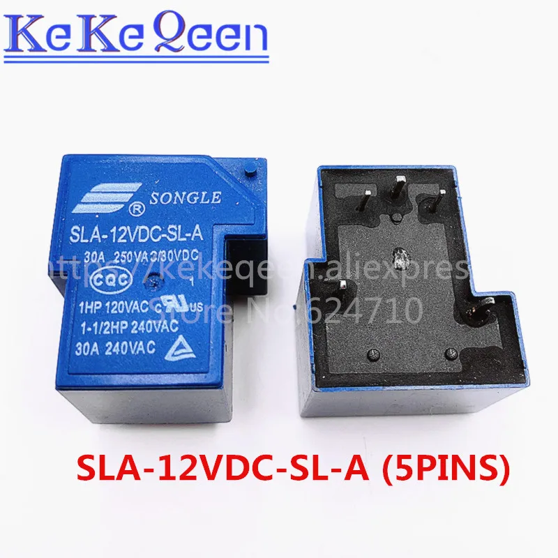 

Реле мощности KeKeQeen SLA-05-12-24-48VDC-SL-A 5В 12В 24В 48В 30А