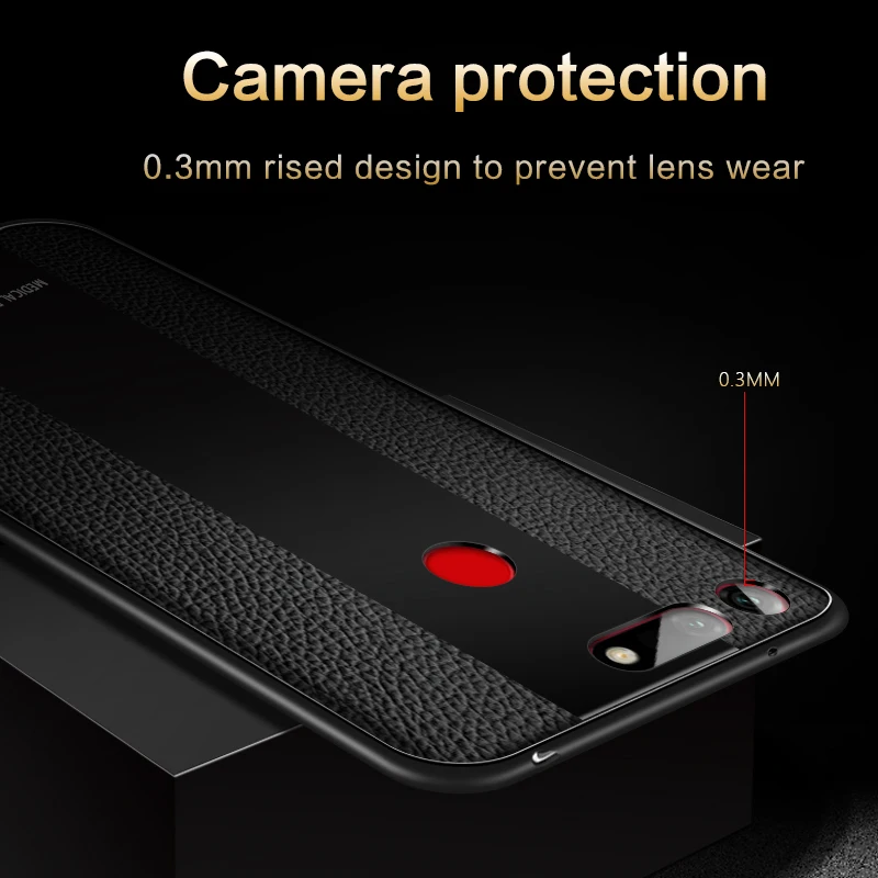 UPaitou Case for Huawei Honor View 20 10 9 V20 V10 V9 Anti Fingerprint Business Ultra Thin TPU Cover |