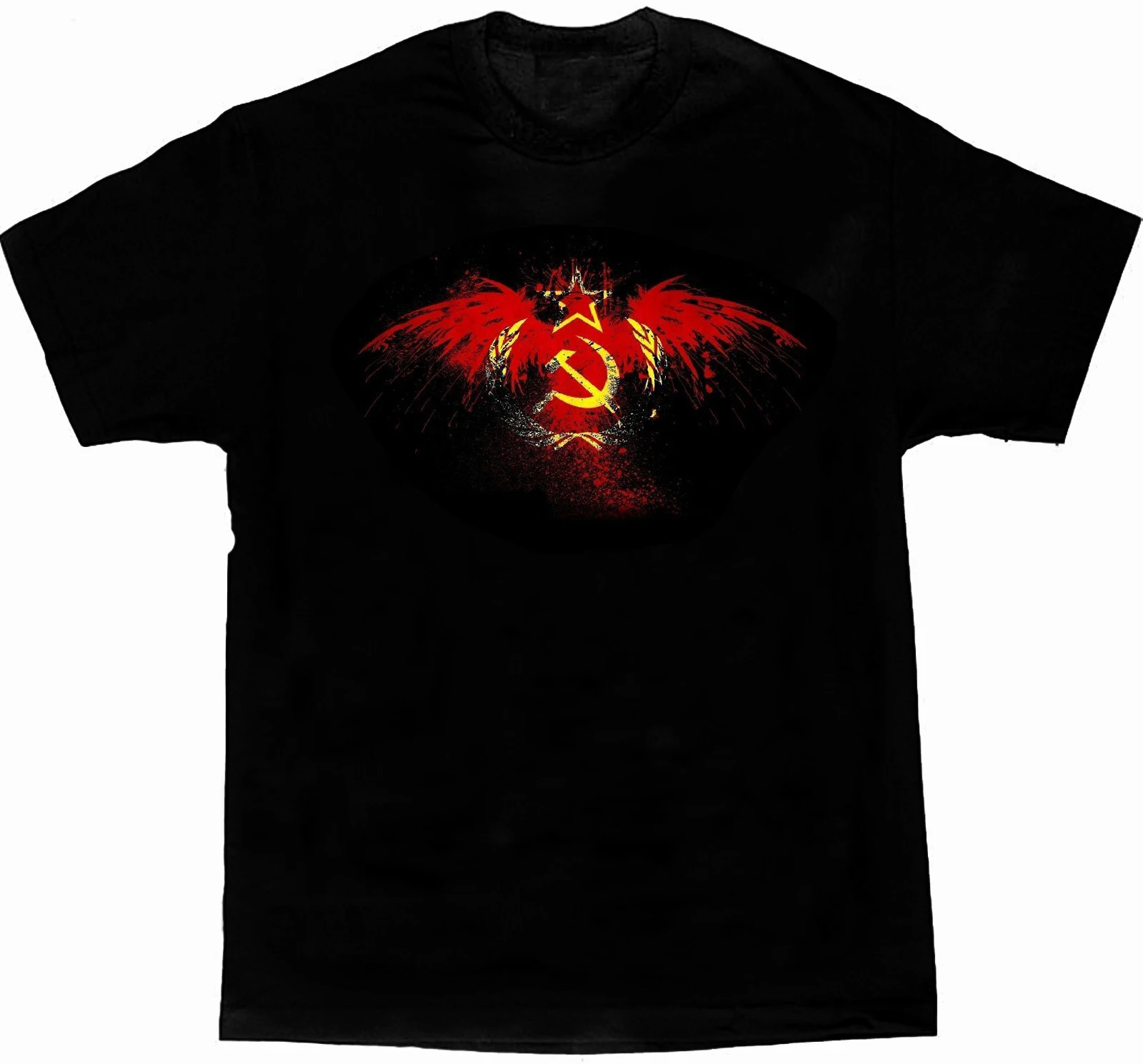 

Creative Design Rising Phoenix Russia CCCP Moscow Flag T-Shirt. Summer Cotton Short Sleeve O-Neck Mens T Shirt New S-3XL