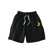 2021 summer men shorts sports men sun moon quick drying drawstring elastic fifth board sports shorts hot