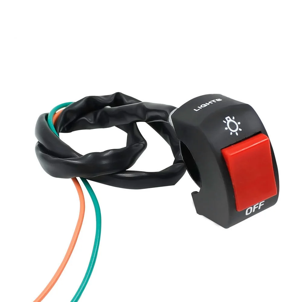 Универсальный выключатель питания на руль мотоцикла кнопка