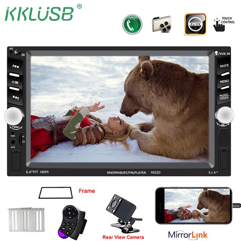 2DIN 6 &quotTFT Автомагнитола 2 din автомагнитола Coche Rcorder с сенсорным экраном