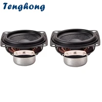 tenghong 2pcs 2 inch 4ohm 10w full range speakers magnetic ndfeb high power alto treble vocal sound desktop pc speaker diy