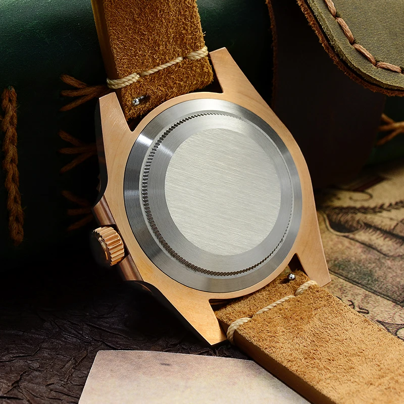 

San Martin Kanagawa Surfing CuSn8 Bronze Water Ghost Watch Men Sapphire Crystal Male Automatic Mechanical Watches for Men reloj