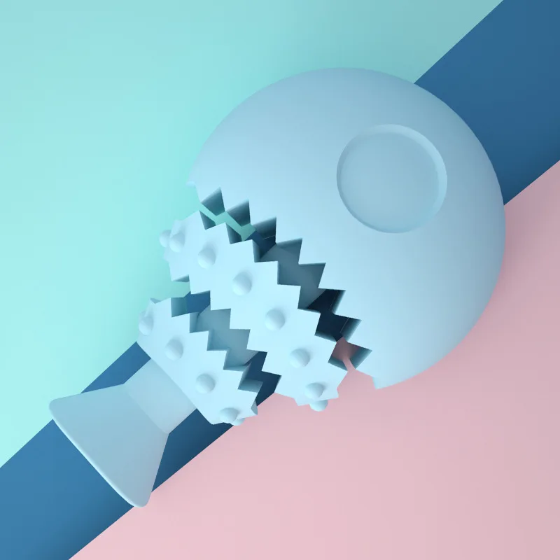 

2021 New Pet Dog Toys Stretch Rubber Leaking Ball Pet Cat Dog Interactive Chew Toys Tooth Cleaning Balls puppy toys