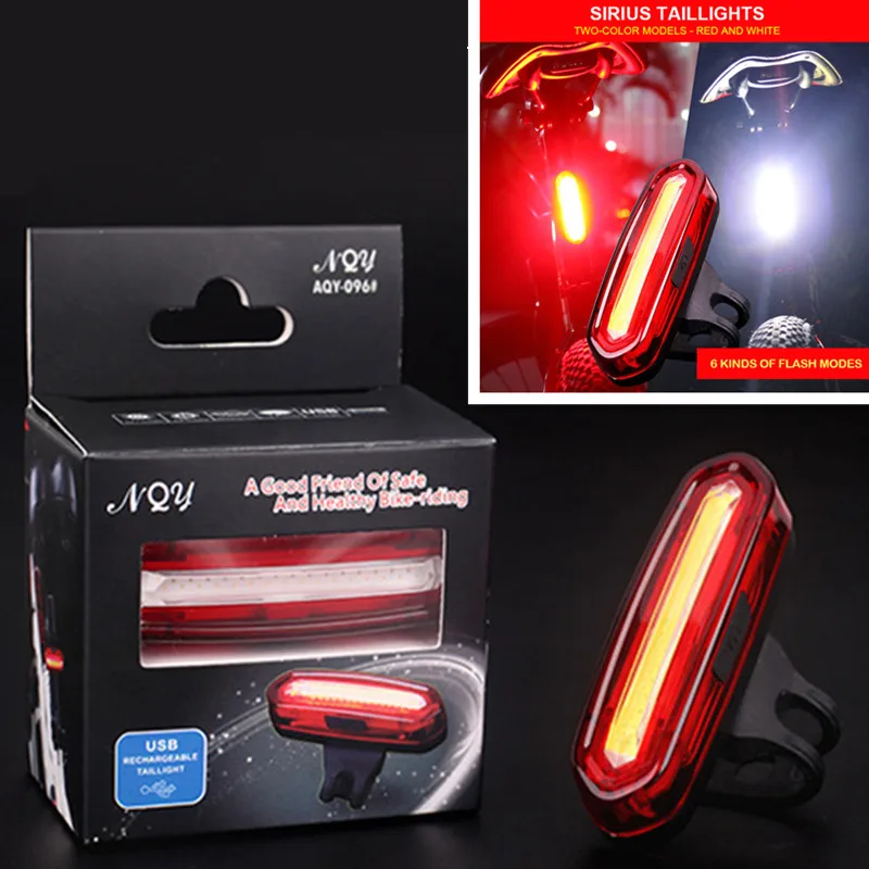 Фонарь задний велосипедный INBIKE профессиональный фонарь с USB-зарядкой