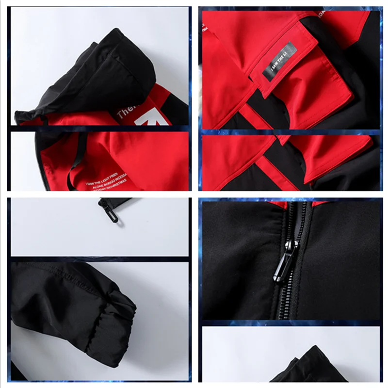 

FOJAGANTO Brand Men Trendy Jackets Men High Street Print Cargo Jackets Spring Autumn New Windproof Pilot Jacket Male