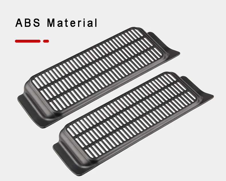 

ABS Car Under Seat Air Conditioner Vent Cover For Tesla Model 3 2019 2020 Anti Duct Outlet Protective Grill 1 Pair Accessories