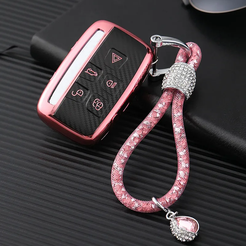 

For Land Rover A9 Range Rover Sport Evoque Freelander 2 Jaguar XE XJ XJL XF C-X16 V12 Guitar F X Typ Soft TPU Car Key Case Cover