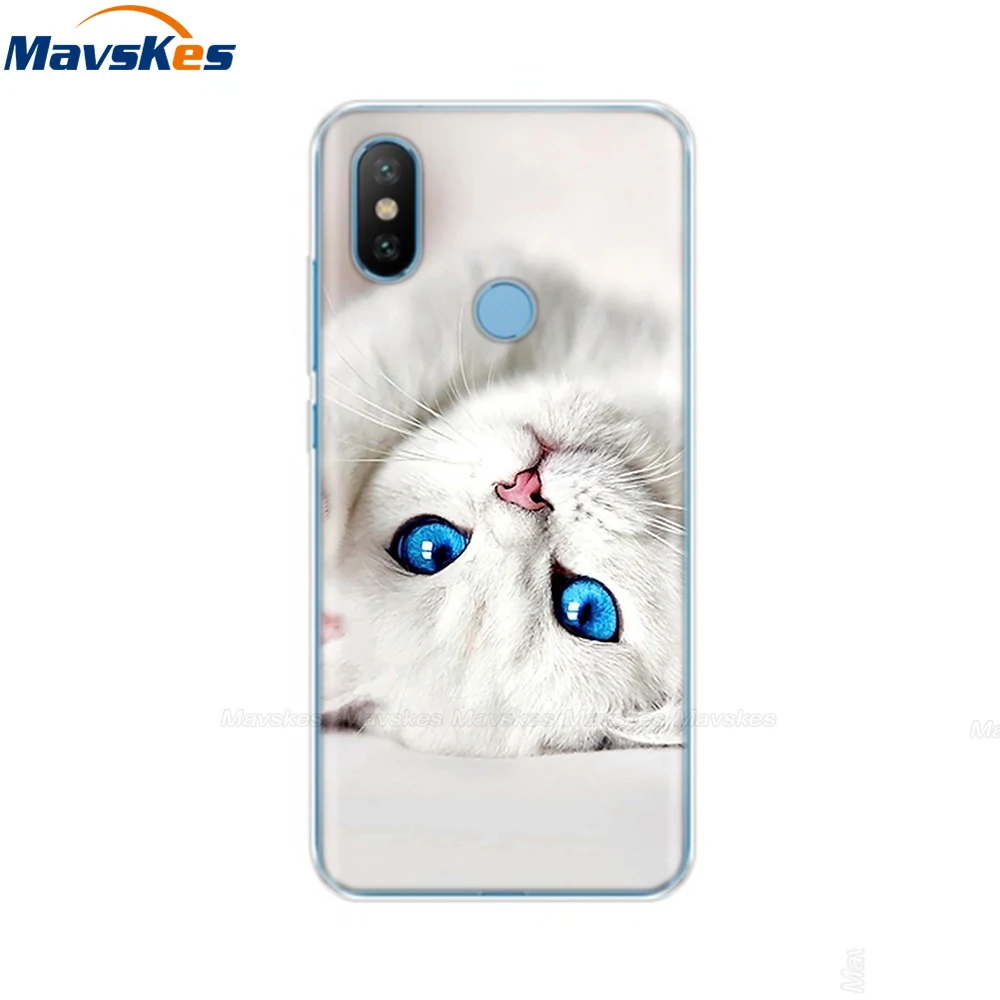 Силиконовый чехол для телефона для Xiaomi mi A2 Lite, чехол с рисунком, мягкая задняя крышка из ТПУ, чехол для телефона для Xiomi mi A2 mi A2 LITE, бампер - Цвет: 16