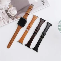 100 genuine leather band for apple watch 7 6 se 45mm 44mm 40mm leather strap watch band for apple watch 5 4 3 2 41mm 42mm 38mm