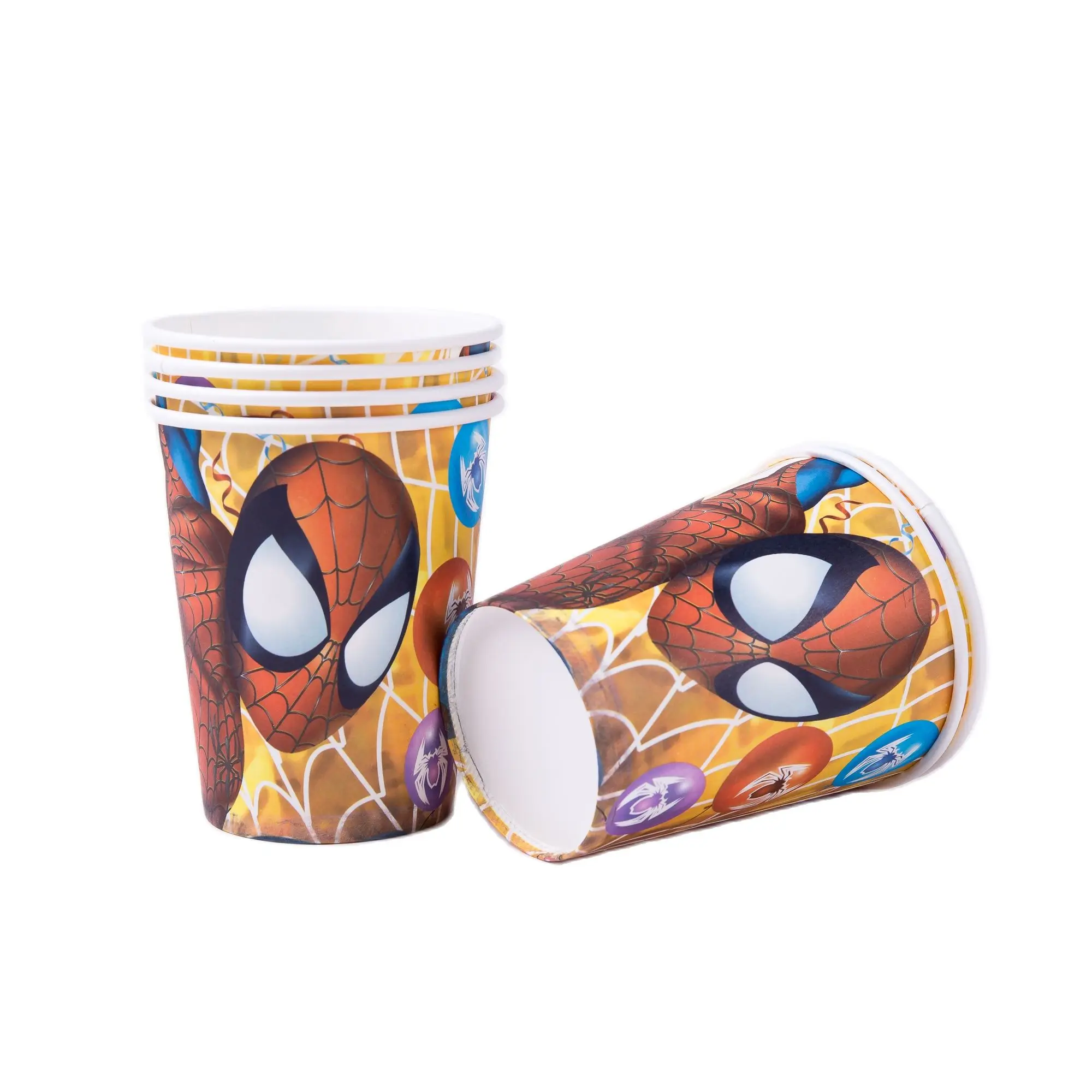 

Spiderman Party Set Disposable Party Supplies Napkins Plate Towel Cup Knife Fork Spoon Spiderman Kids Birthday Party Decoration