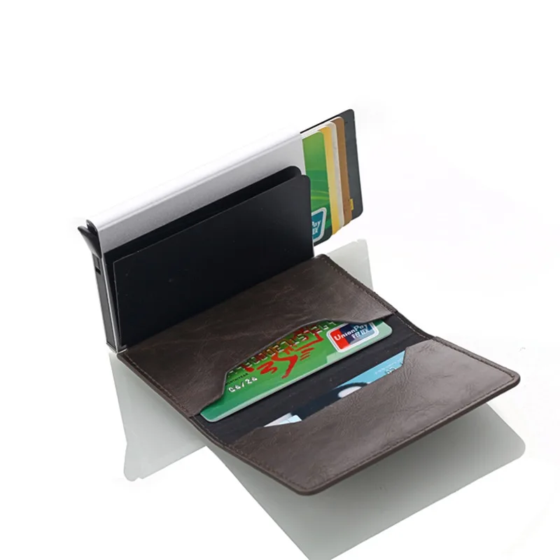 2019 Металл RFID кредитной карты держатель для карт внешней торговли Автоматическая
