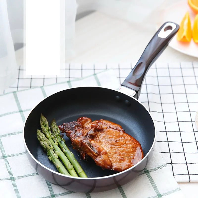 7 дюймовая маленькая сковорода для яиц кастрюля стейка антипригарная жарки