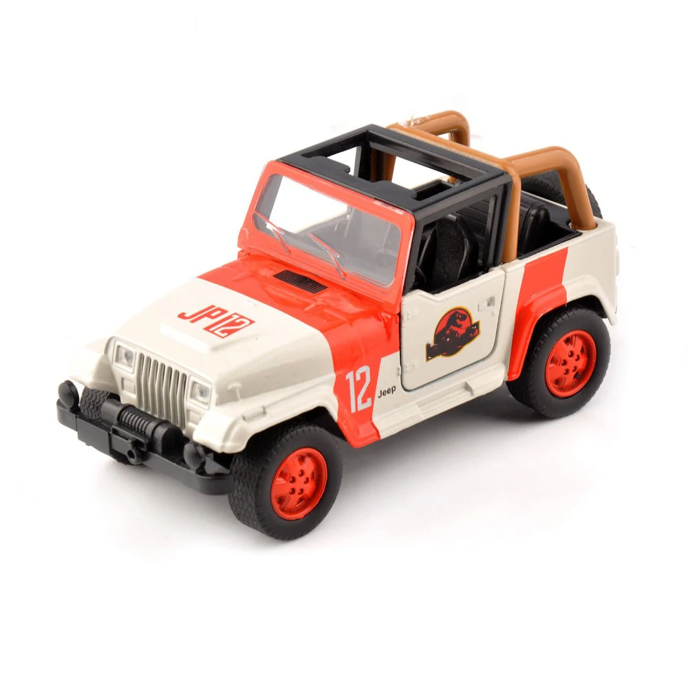 Масштаб 1:32 литой Сплав автомобиль мир Юрского периода динозавр Jeep Wrangler