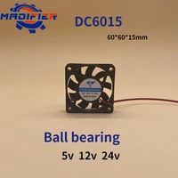 dc6015 cooling fan two wire ball bearing steam humidifier inverter industrial ventilating fan 5v 12v 24v