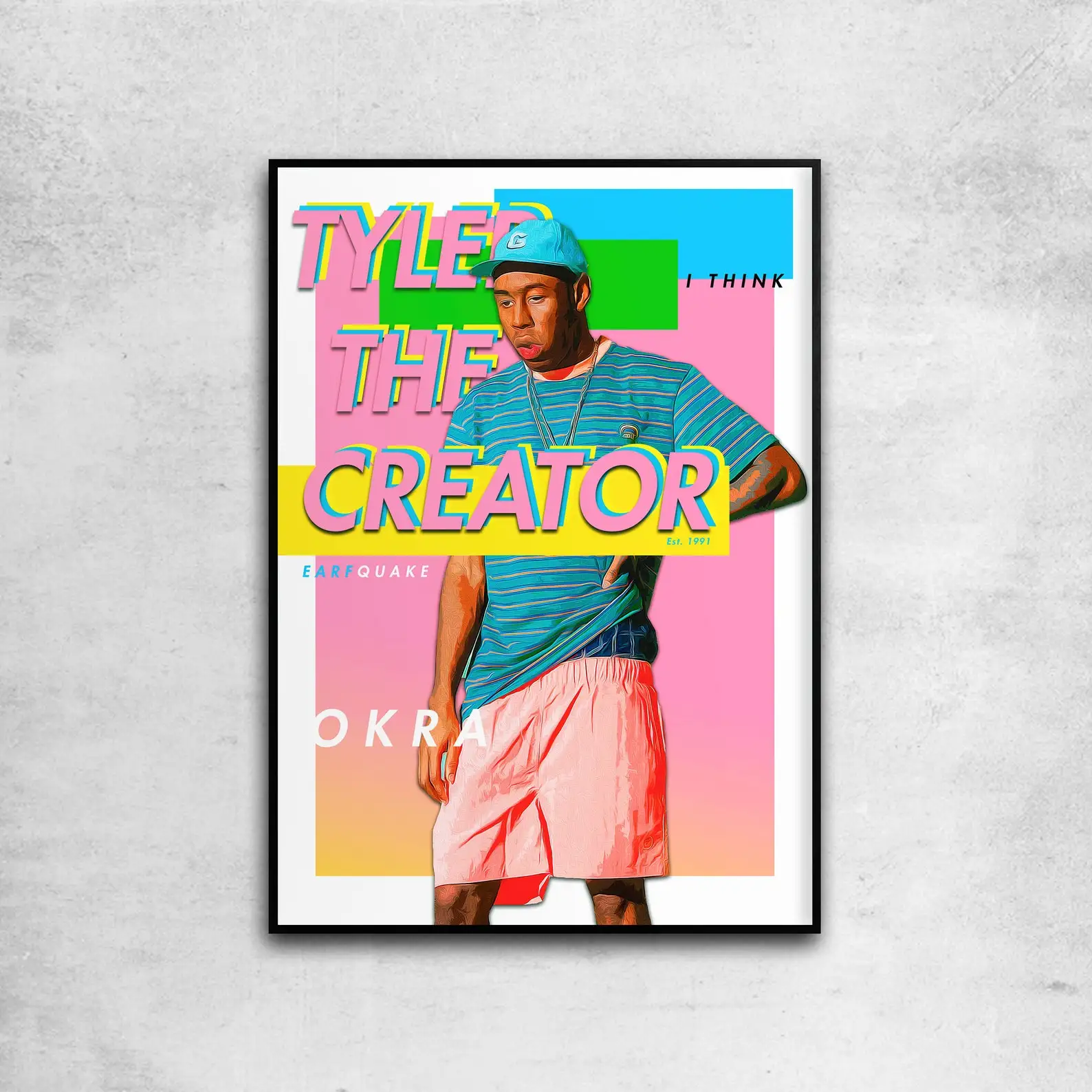 Настенная картина в стиле хип-хоп настенный постер рэпера Канье Уэста музыки