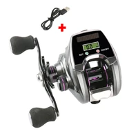 gls chargeable 8 01 high speed electronic fishing reel all metal handle counter digital display baitcasting reel 2021new
