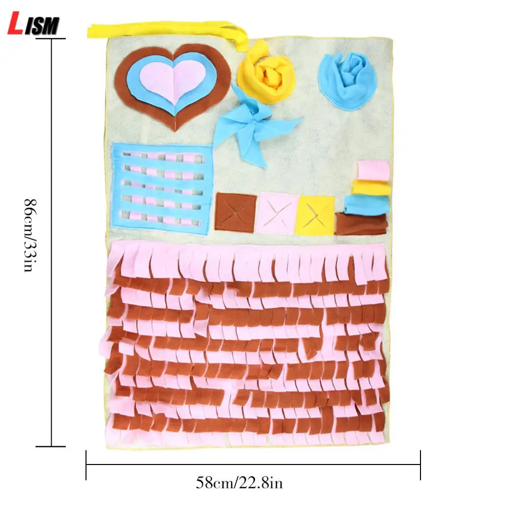 Коврик для собаки обнюхивания найти еду тренировочное одеяло игровые игрушки