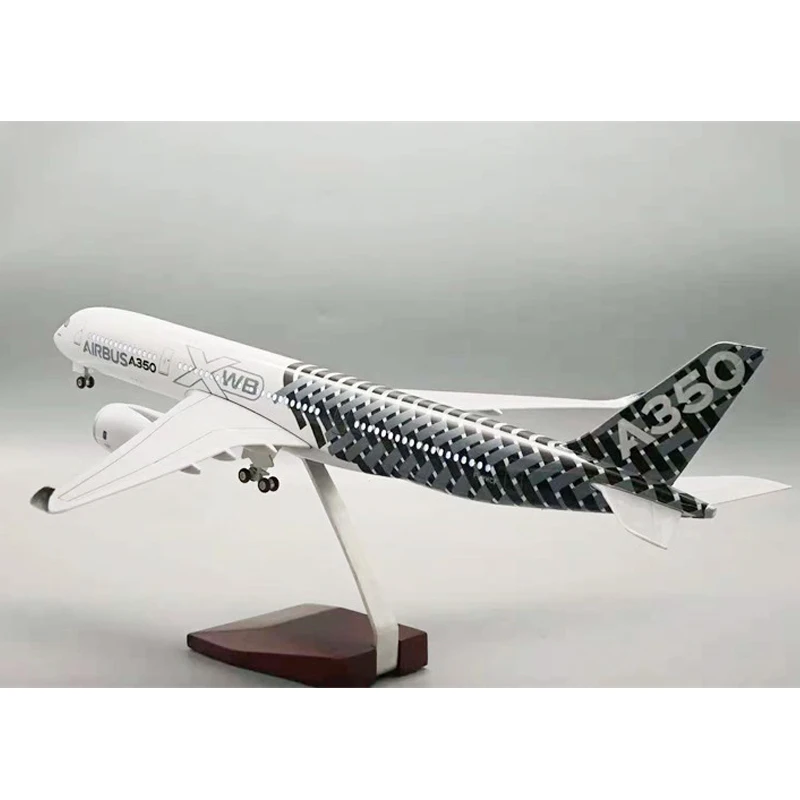 1: 160 масштаб Airbus A380 EMIRATES модель аэроплана самолет модель с колесо с подсветкой литая под давлением пластиковая Смола самолет подарок