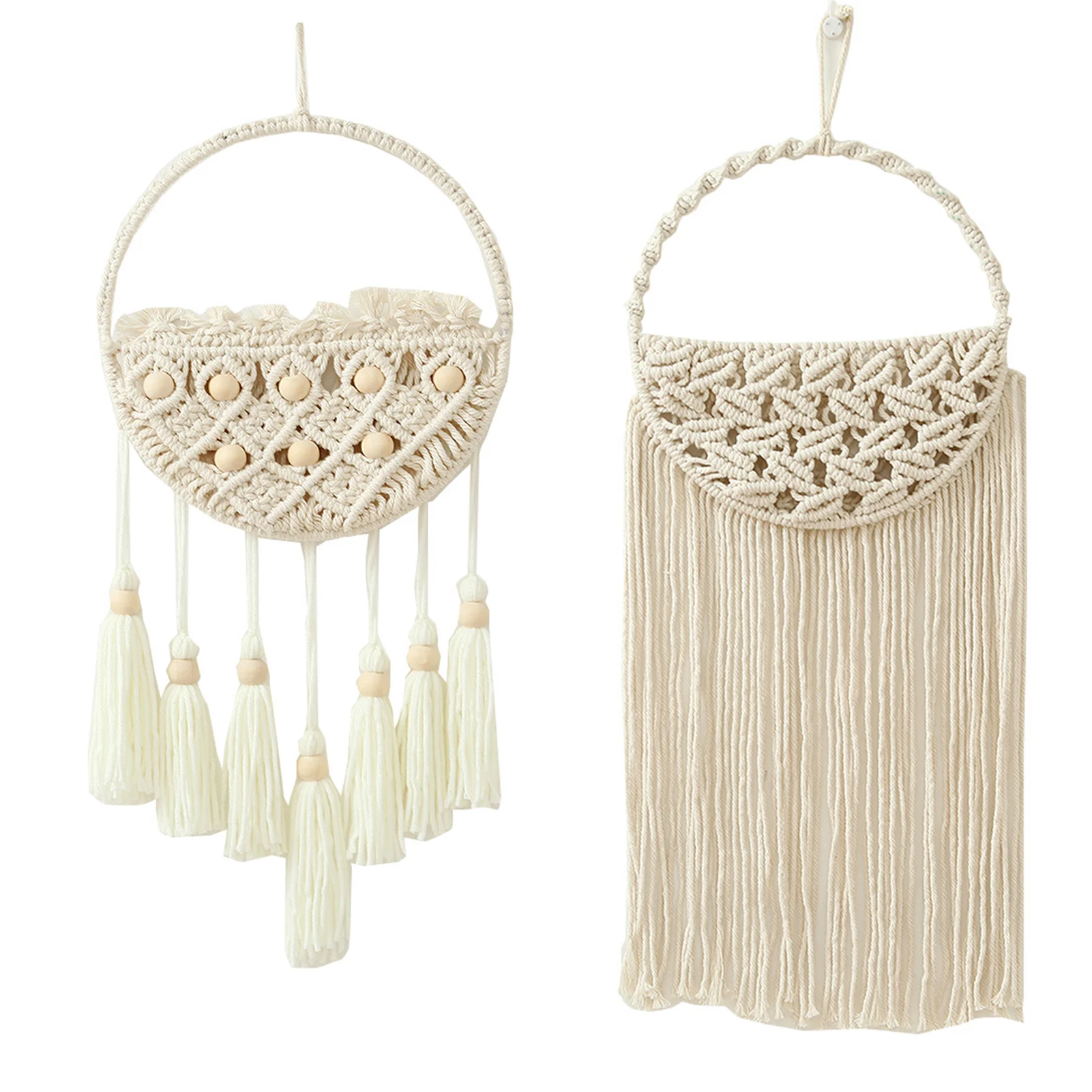 

Lace Wall Pendent Macrame Bedroom Wall Hanging Net Bag Pendant Art Wall Accents Decor Tassels Chic Boho Decor Dorm Remarkable