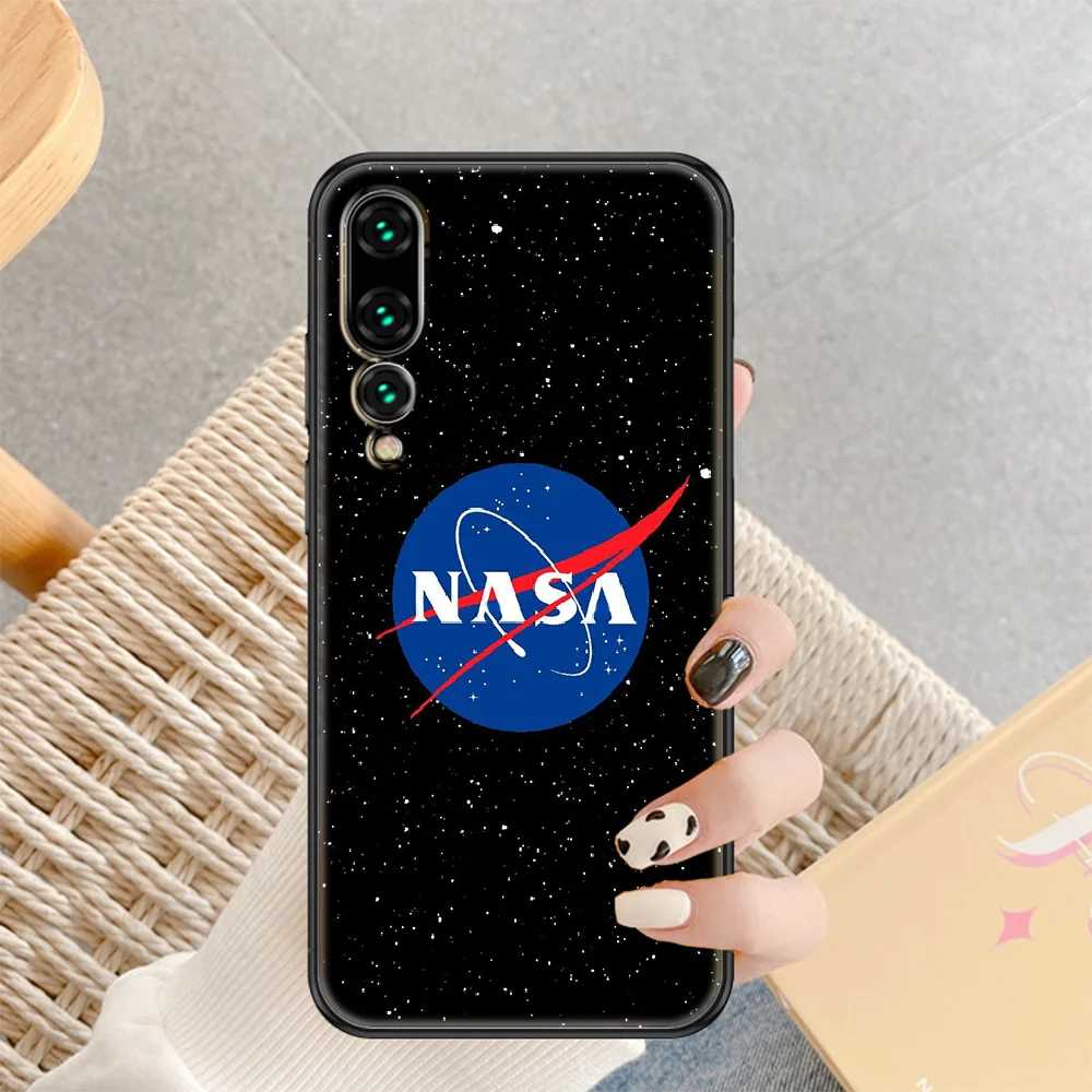 

Space NA-SAs Phone case For Huawei Honor 6 7 8 9 10 10i 20 A C X Lite Pro Play black tpu Etui soft hoesjes pretty cell cover