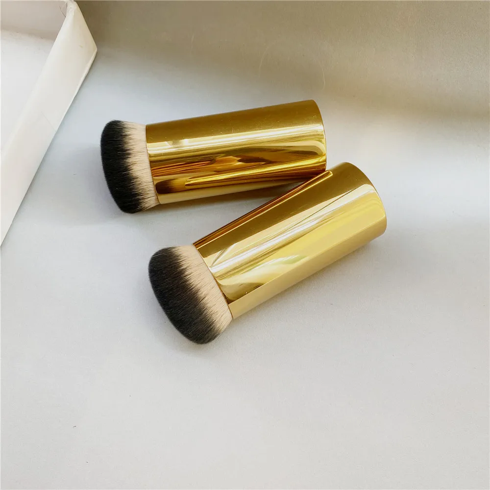 Airbuki-brocha portátil de bambú para base en polvo, herramienta de maquillaje de belleza, brocha de bambú para colorete y crema