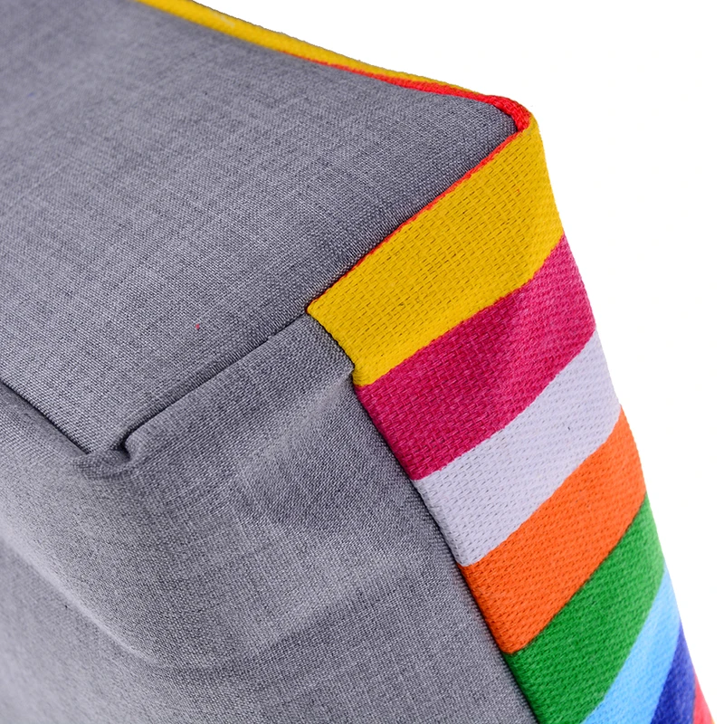 1 шт. Женская Большая полосатая Летняя Сумка-тоут через плечо холщовая пляжная