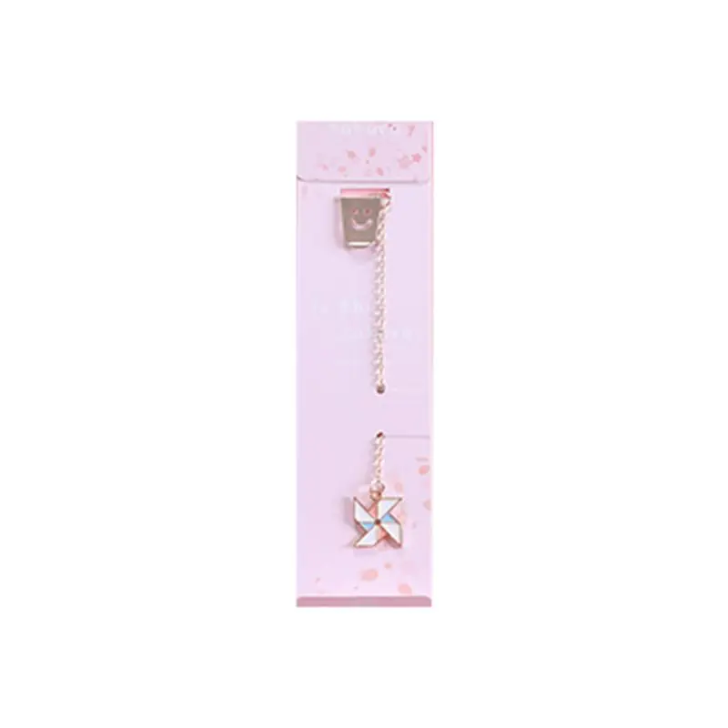

Cute Dog Rabbit Rainbow Pendant Metal Bookmarks Stationery School Office Clip
