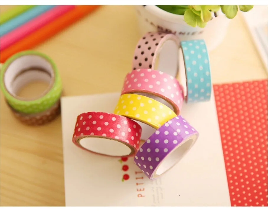Милые Kawaii васи ленты милые цветные Маскировочные ленты дневник DIY украшения Скрапбукинг наклейки стиральная лента креативный стационарный 02406