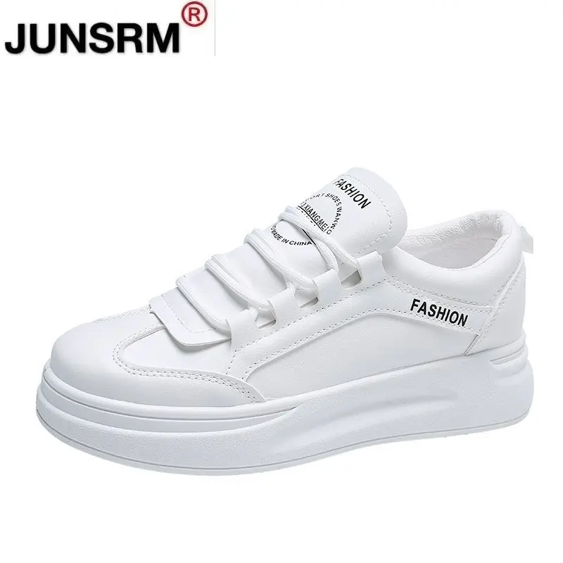 

Fashion Korean Women Shoes White Platform Sneakers Ladies Spring Flying Casual Shoes Women Breathable Mesh Shoes For Woman