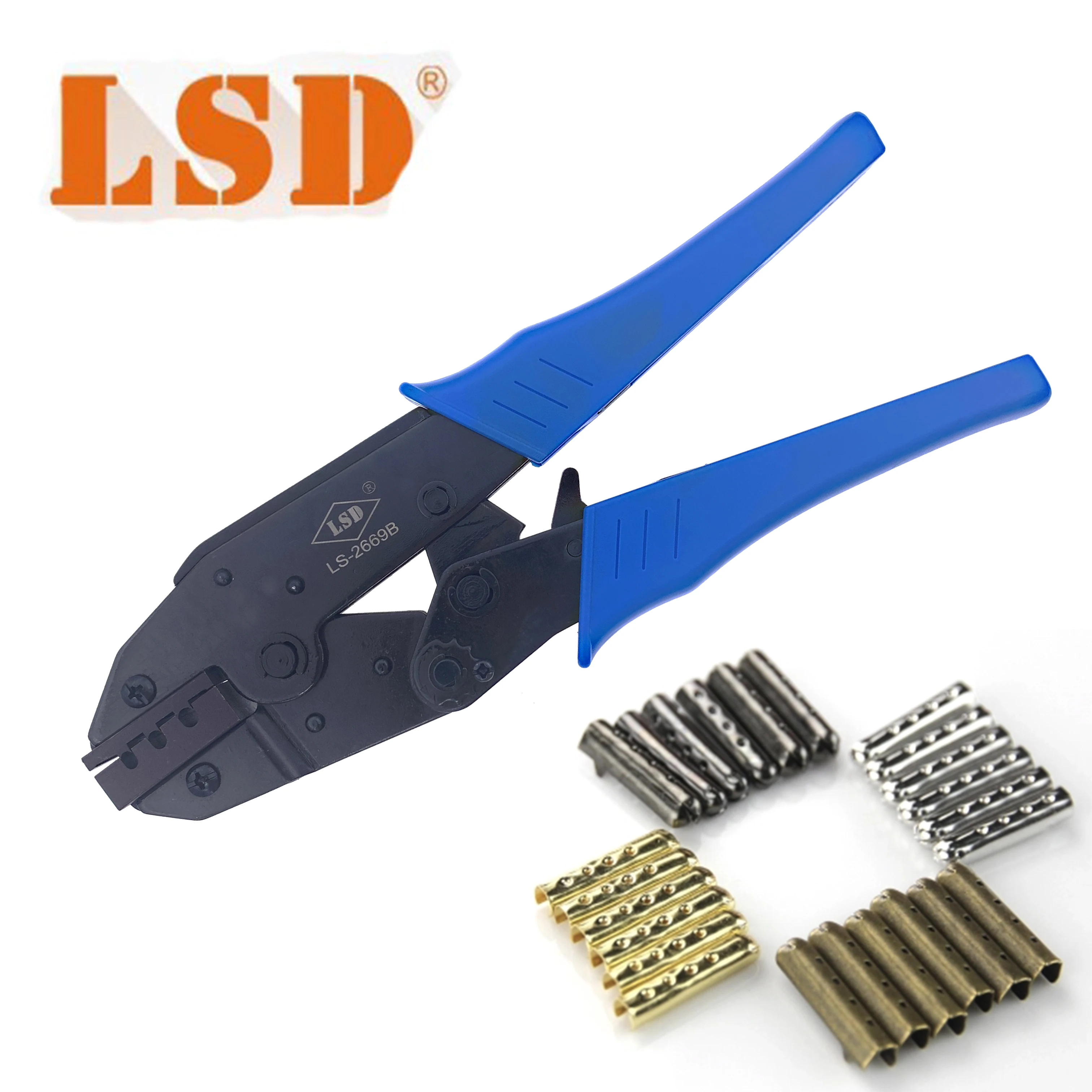 LS-2669B металлическая оболочка соединительной шнурки концевой обжимной инструмент