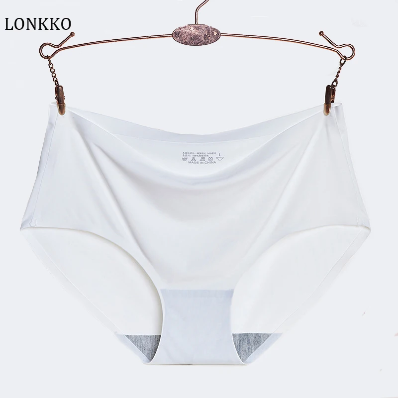 LONKKO 50Pcs Seamless Panties Women Sexy Briefs Ultra-thin Breathable Underpant Mid-Waist Intimates Underwear