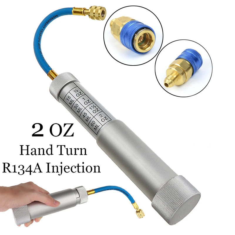 Ручной Масляный инжектор 1 компл. A/C адаптер поворотный насос впрыска масла Авто