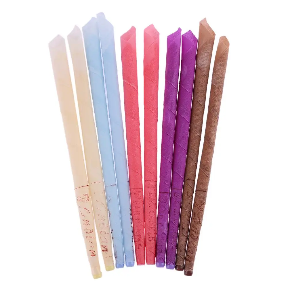 

10 шт., круглые ушные свечи для ароматерапии