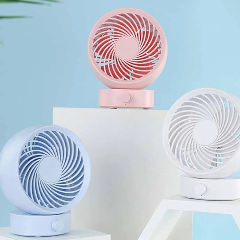 

USB Desk Fan Small Personal Fan Silent Operation Portable Office Mini Fan