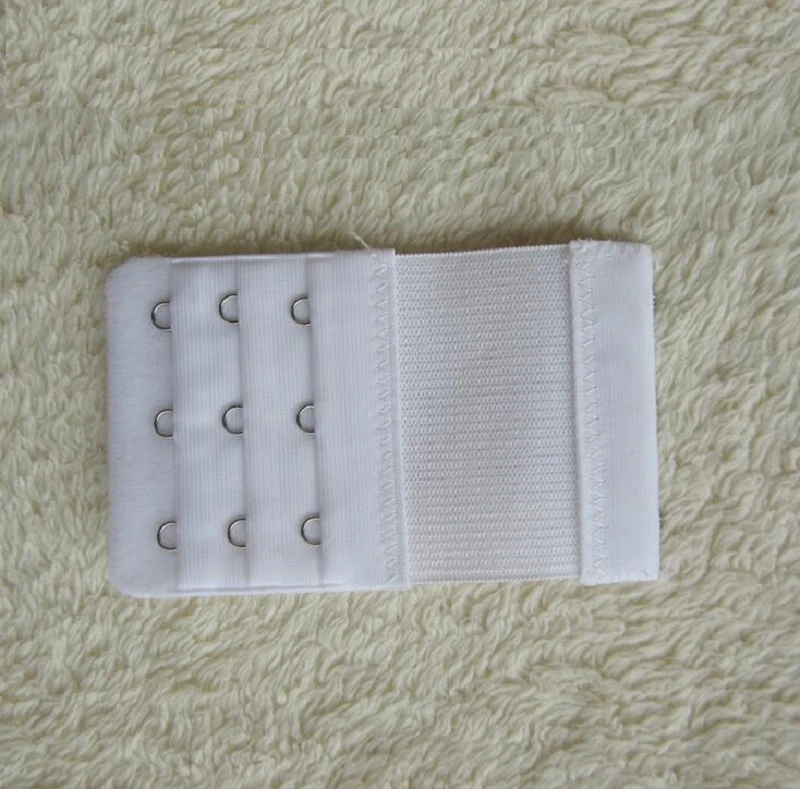 Дамы эластичный 3 крючка бюстгальтер ремень Удлинительный крюк зажим идеальная