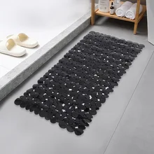 Anti Slip Bathtub Mats Rubber Pebbles Stone 70*36cm Bathtub Mat Suction Cup Shower Cushion Foot Pad PVC Antiskid Bathroom Parts Anti Slip Bathtub Mats Rubber Pebbles Stone 70*36cm Bathtub Mat Suction Cup Shower Cushion Foot Pad PVC Antiskid Bathroom Parts