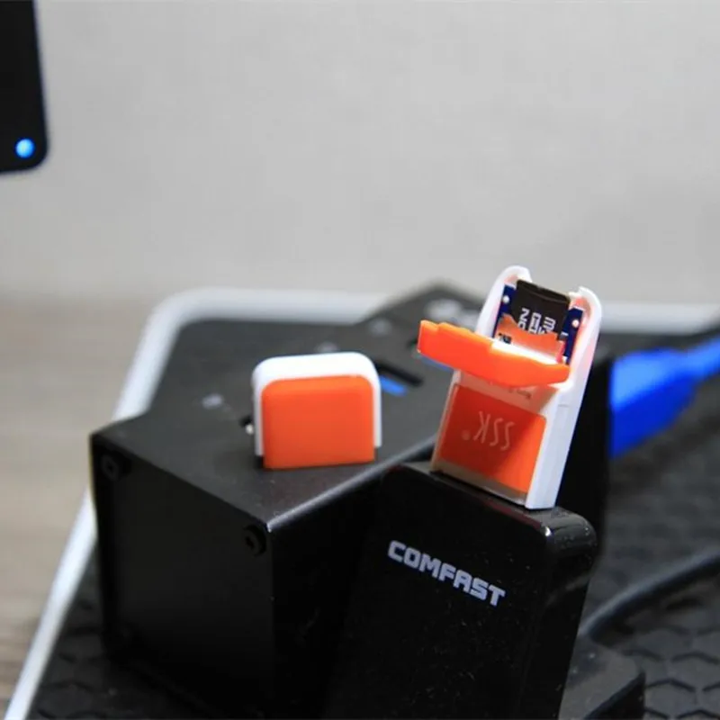 SSK USB 2 0 Micro SD кардридер Портативный Мини Высокоскоростной T FLASH/Micro для компьютера