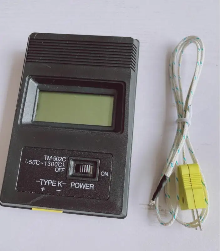 Цифровой термометр с ЖК-дисплеем и одним входом + зонд термопарой | Инструменты