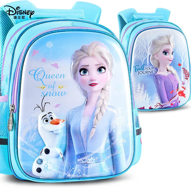

Disney frozen 2 elsa girl backpack schoolbag kids student backpack girl cute sofia elsa child backpack bags gift 3-6 years old