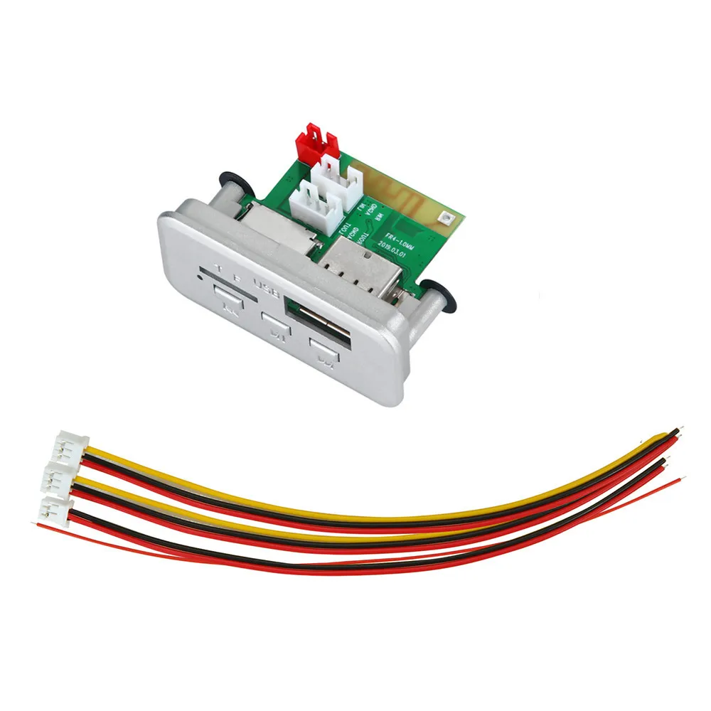 Автомобильный USB MP3-плеер декодер с Bluetooth 5 0 В 12 модуль платы декодирования WMA WAV